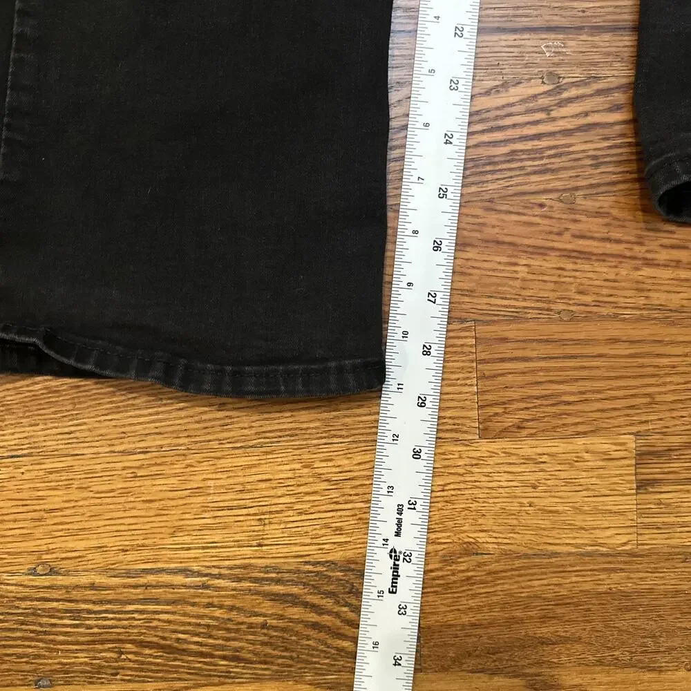 Levi’s Jeans Womens Black 726 Flare 31x32 Stretch Flared - Picture 9 of 13
